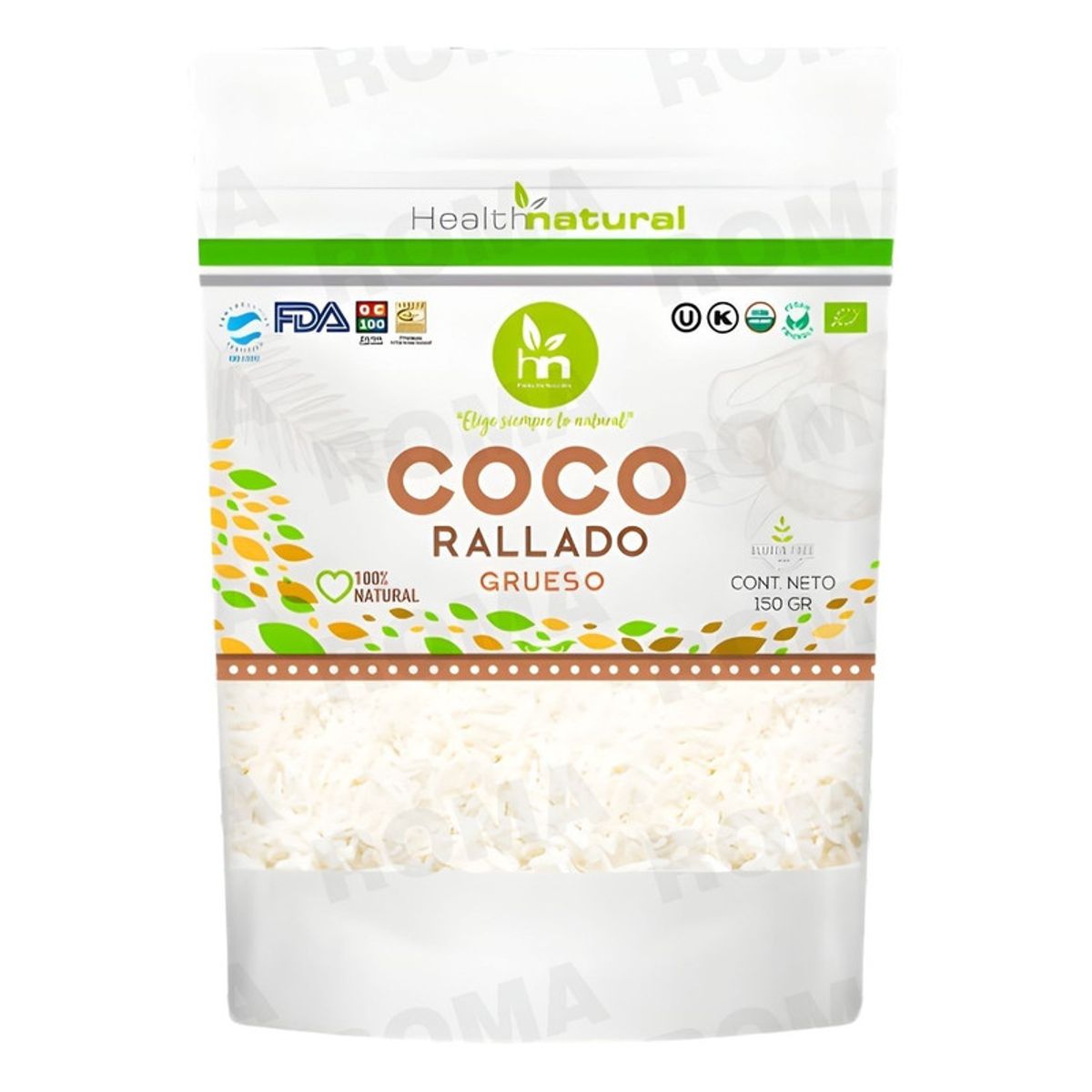 HEALTHNATURAL - COCO RALLADO GRUESO 150G HEALTHNATURAL
