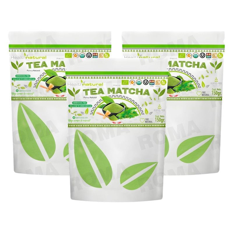 HEALTHNATURAL - PACK 3 TÉ MATCHA ORGÁNICO 150G HEALTHNATURAL