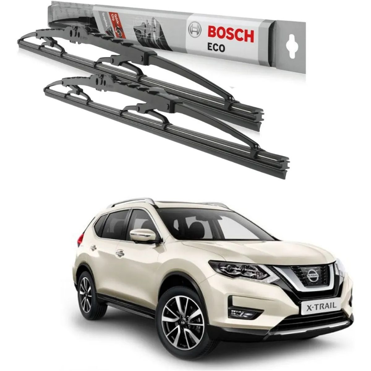 BOSCH - Limpiaparabrisas Nissan X-Trail 2014-2025 Bosch Eco