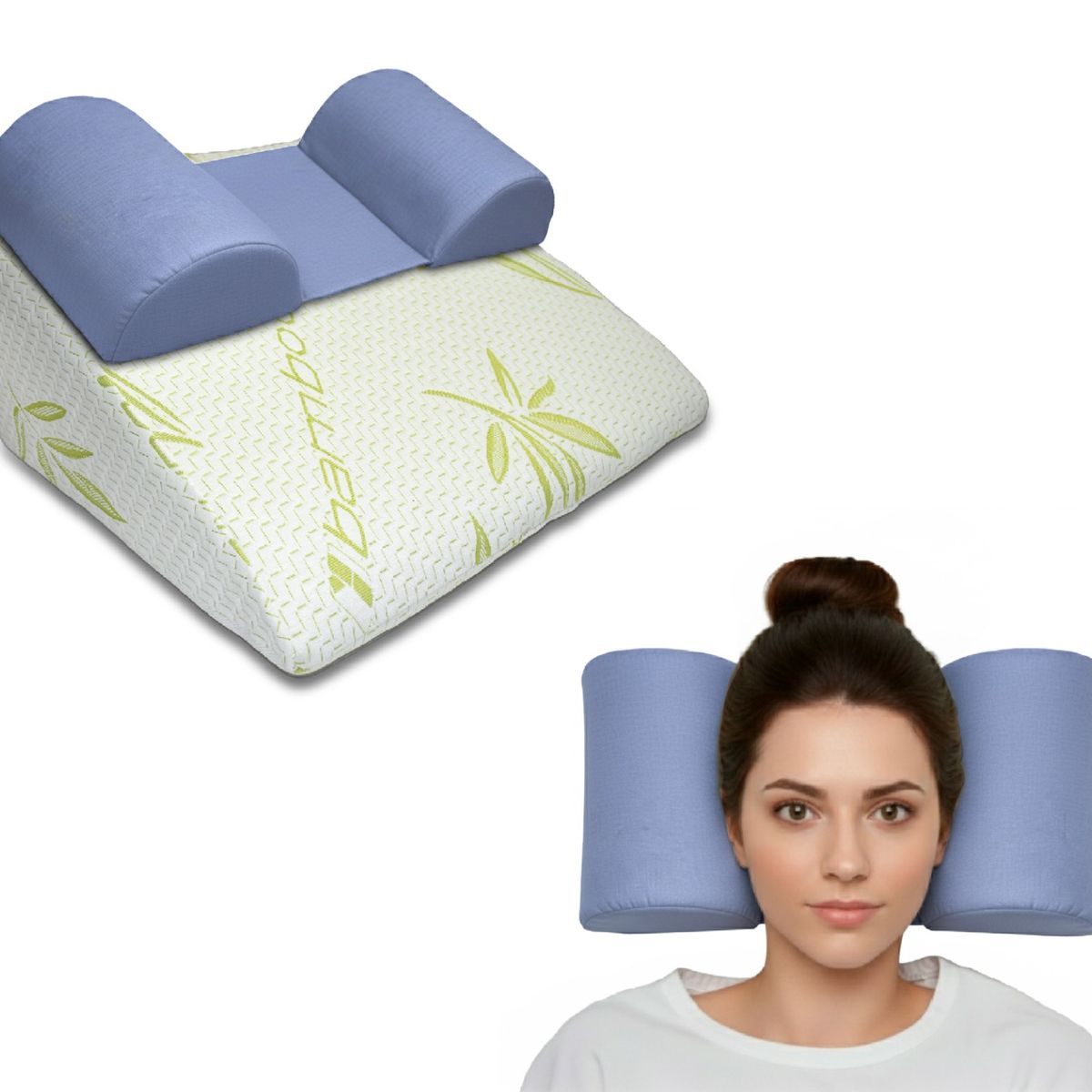 TERAFLEX - COJIN ANTIREFLUJO Y ALMOHADA ANTIARRUGAS MEMORY FOAM TERAFLEX