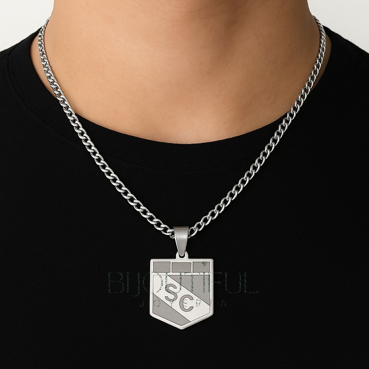 GENERICO - Collar Sporting Hombre Futbol