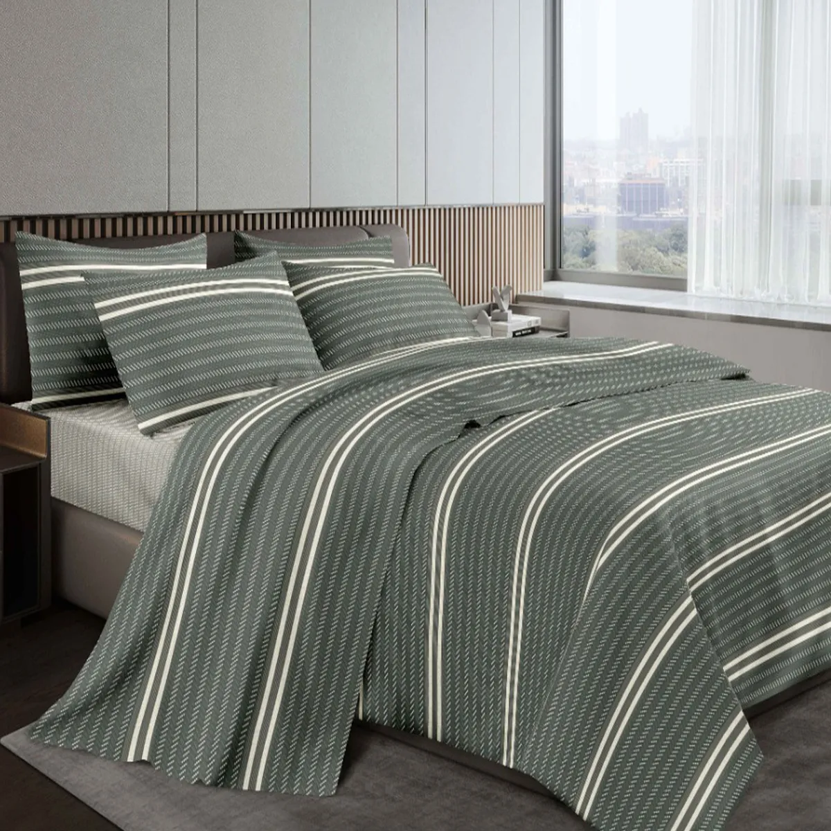 GOLDSUN - Cubrecama 2Plz - 7 Piezas G-2