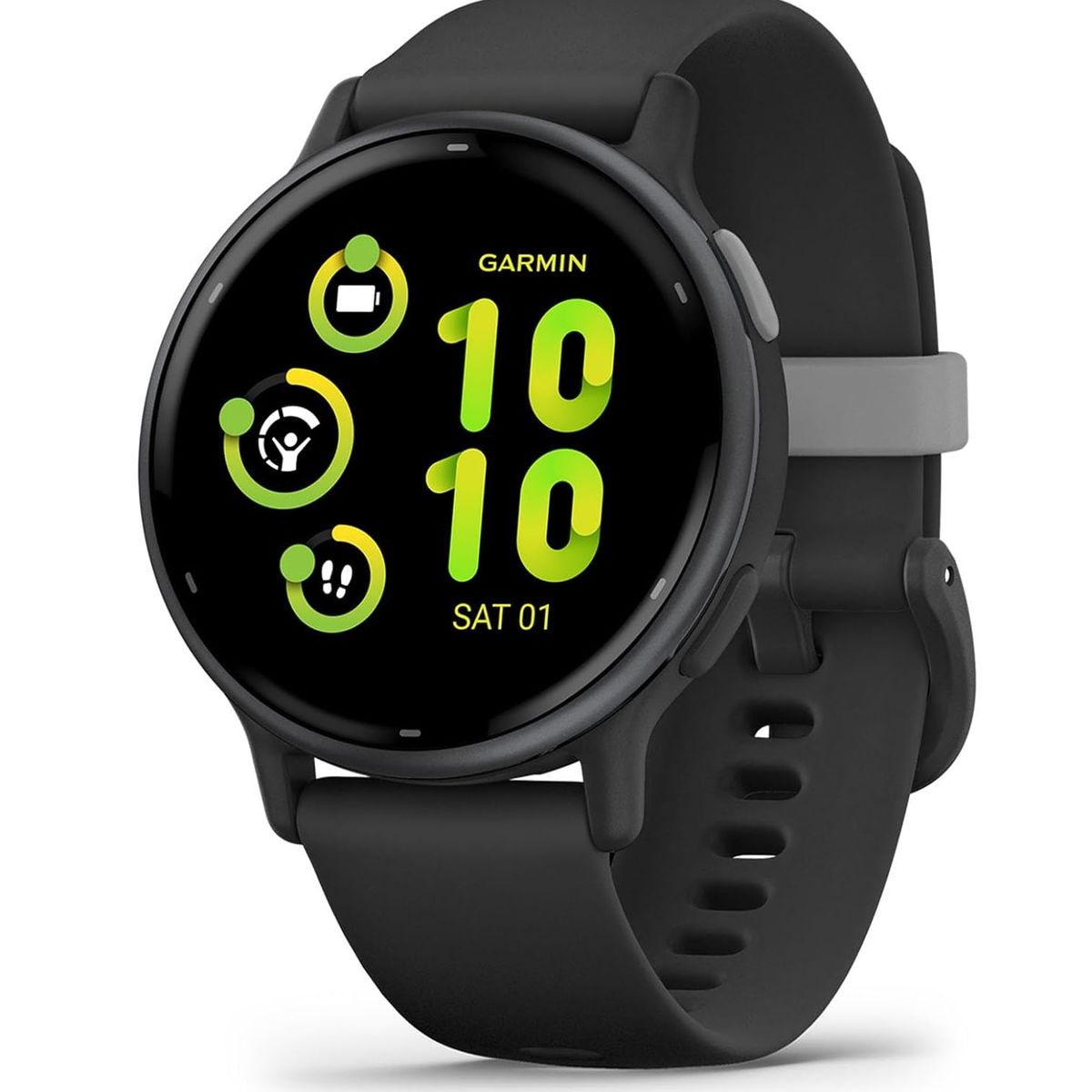 GARMIN - Garmin Vívoactive 5 GPS Smartwatch - Black Slate