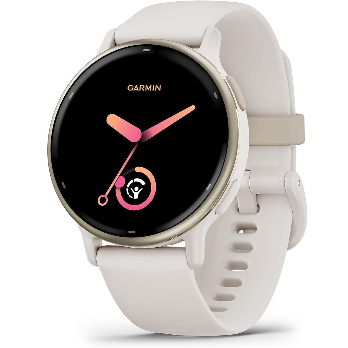 GARMIN - Garmin Vívoactive 5 GPS Smartwatch - Ivory/ Cream Gold