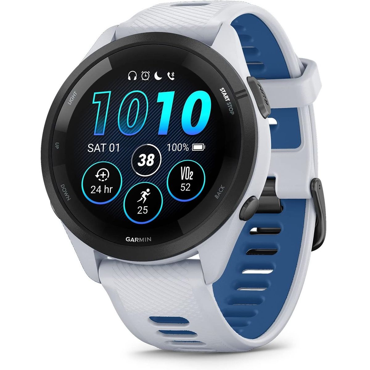 GARMIN - Garmin Forerunner 265 Running Smartwatch 46mm - Whitestone
