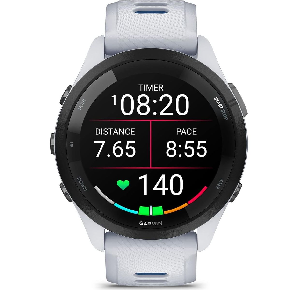 GARMIN - Garmin Forerunner 265 Running Smartwatch 46mm - Whitestone