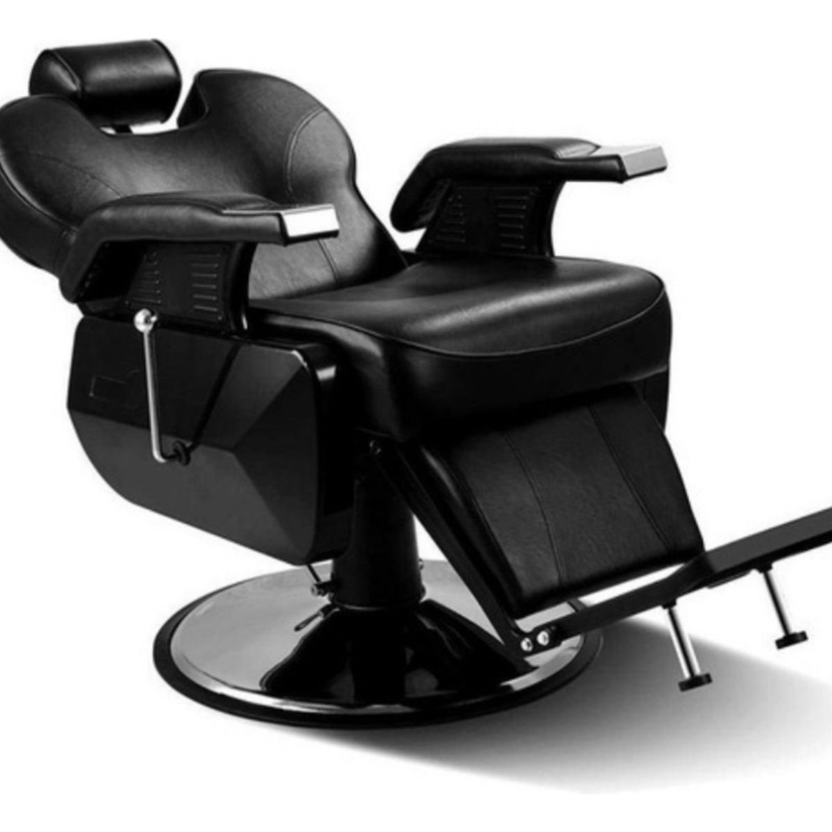 ANYHOGAR - Sillón Peluquería Estética Reclinable Color Negro