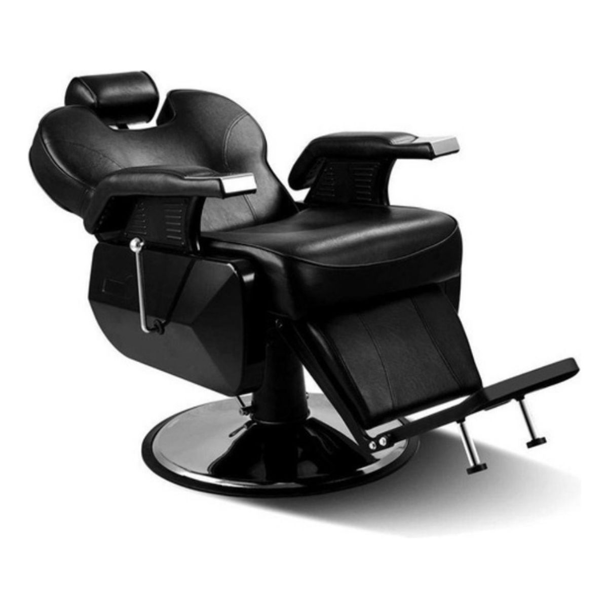 ANYHOGAR - Sillón Peluquería Estética Reclinable Color Negro