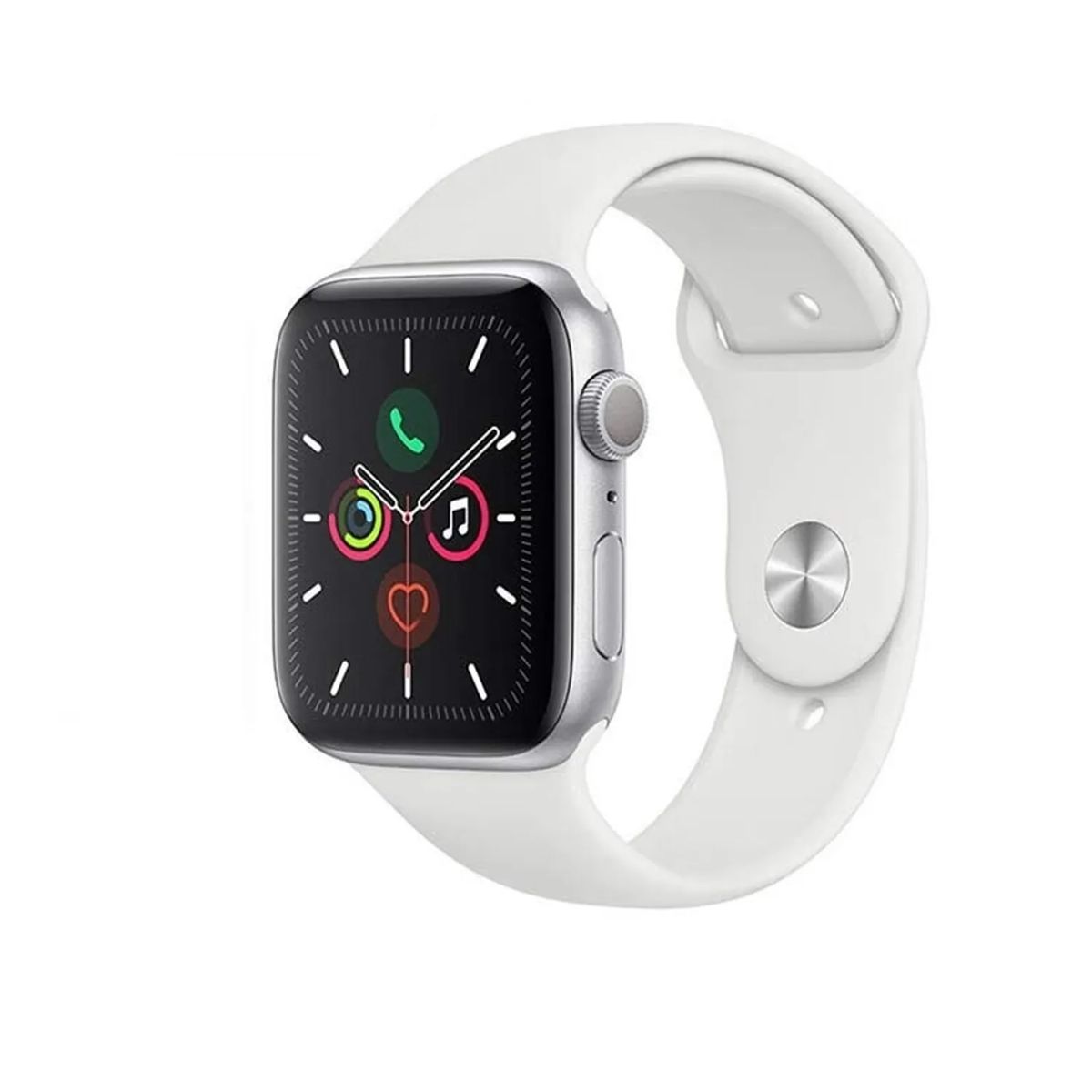 APPLE - Apple Watch S5 GPS 44 mm Plata Reacondicionado