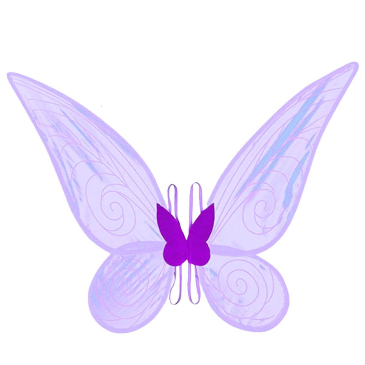 GENERICO - Alas de Hada Lila Tornasoladas Disfraz de Hada