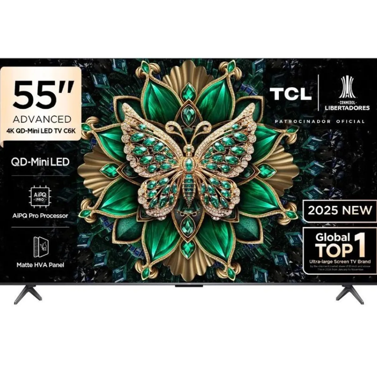 TCL - TELEVISOR SMART TV TCL 4K ULTRA HD 55 QLED C6K 55C6K