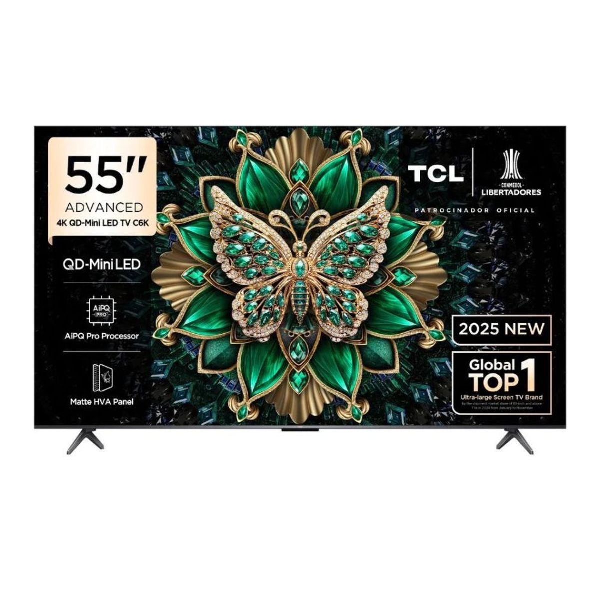 TCL - TELEVISOR SMART TV TCL 4K ULTRA HD 55 QLED C6K 55C6K