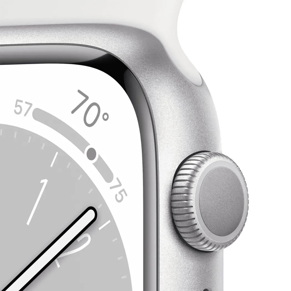 APPLE - Apple Watch S8 GPS 45 mm Plata Reacondicionado