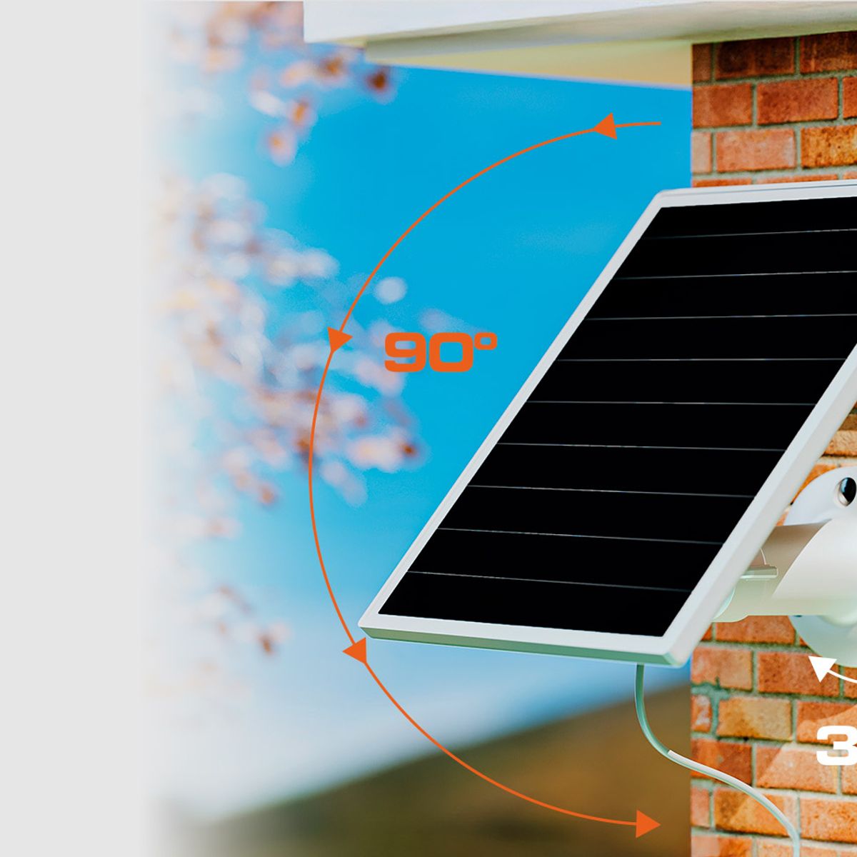 NEXXT SOLUTIONS - PANEL SOLAR PARA CAMARAS DE EXTERIOR QUE CUENTEN CON BATERIA INTERNA NEXXT