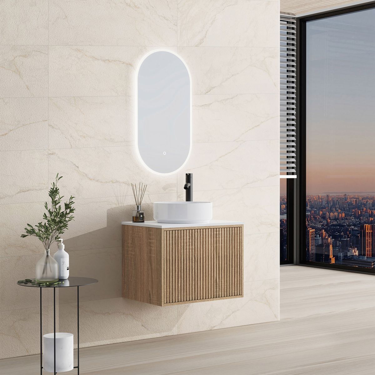 KLIPEN - MUEBLE CLAV SUSP GLITZ OAK 59CM