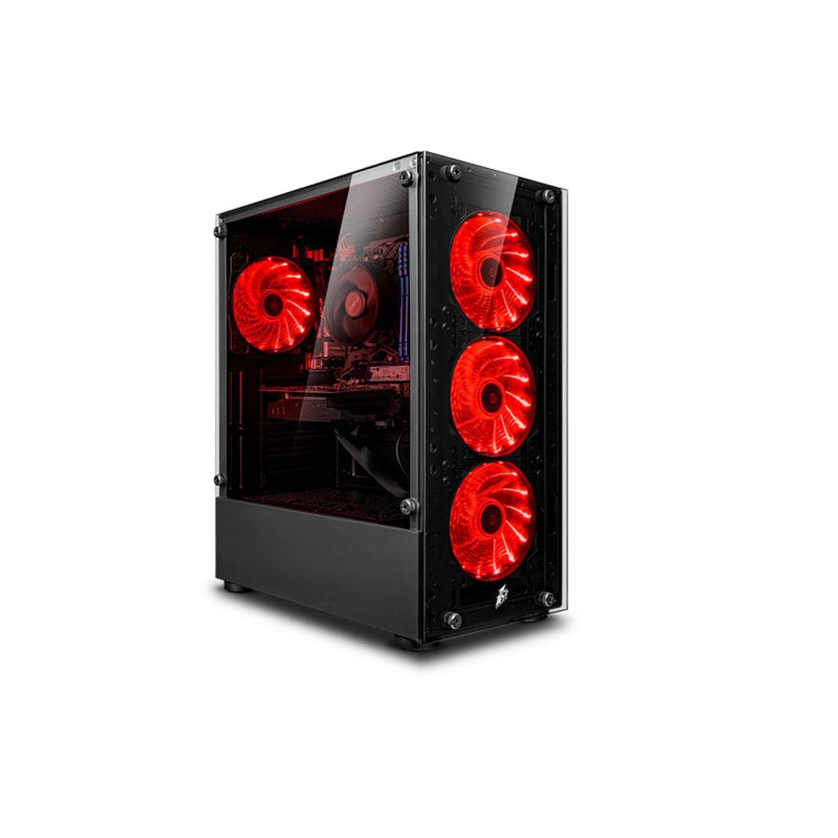 RYZEN - Pc Gamer AMD Ryzen 5 8600G 8gb DDR5 500GB 24 Mipclista RED COMPUTADORA