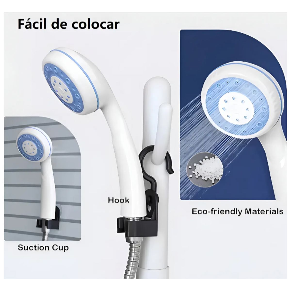 GENERICO - Ducha Portátil Con Bomba Inalámbrica Recargable USB