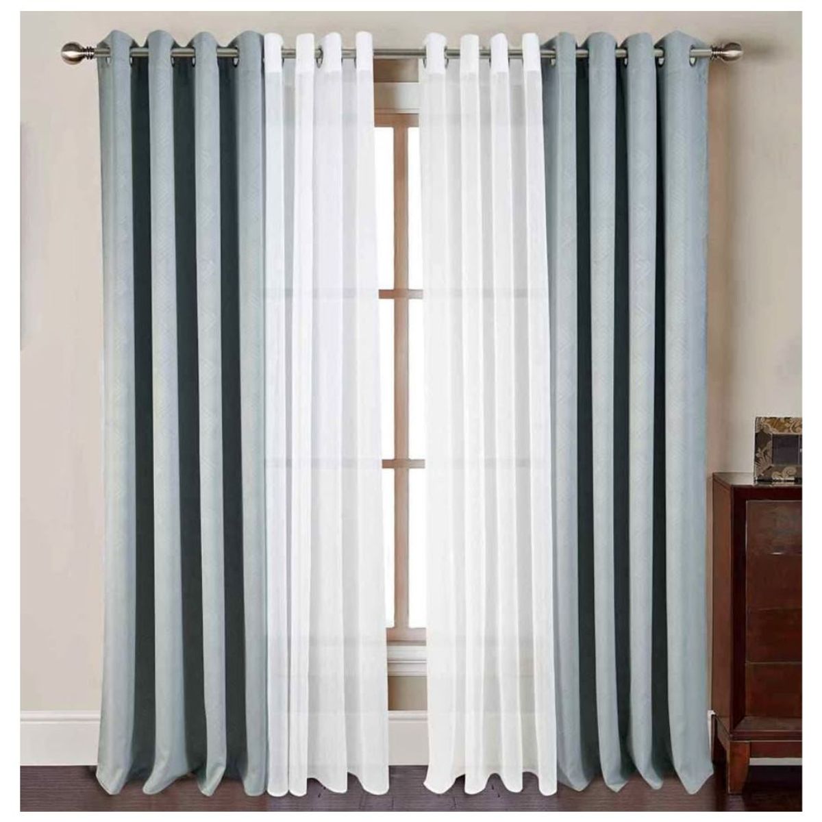 GENERICO - CORTINAS BLACKOUT CON VELO HAIRIFON