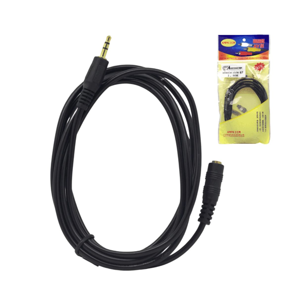 AMERICAN NET - Cable De Extensión Estéreo 35mm Macho A Hembra GP-380 AMERICAN NET