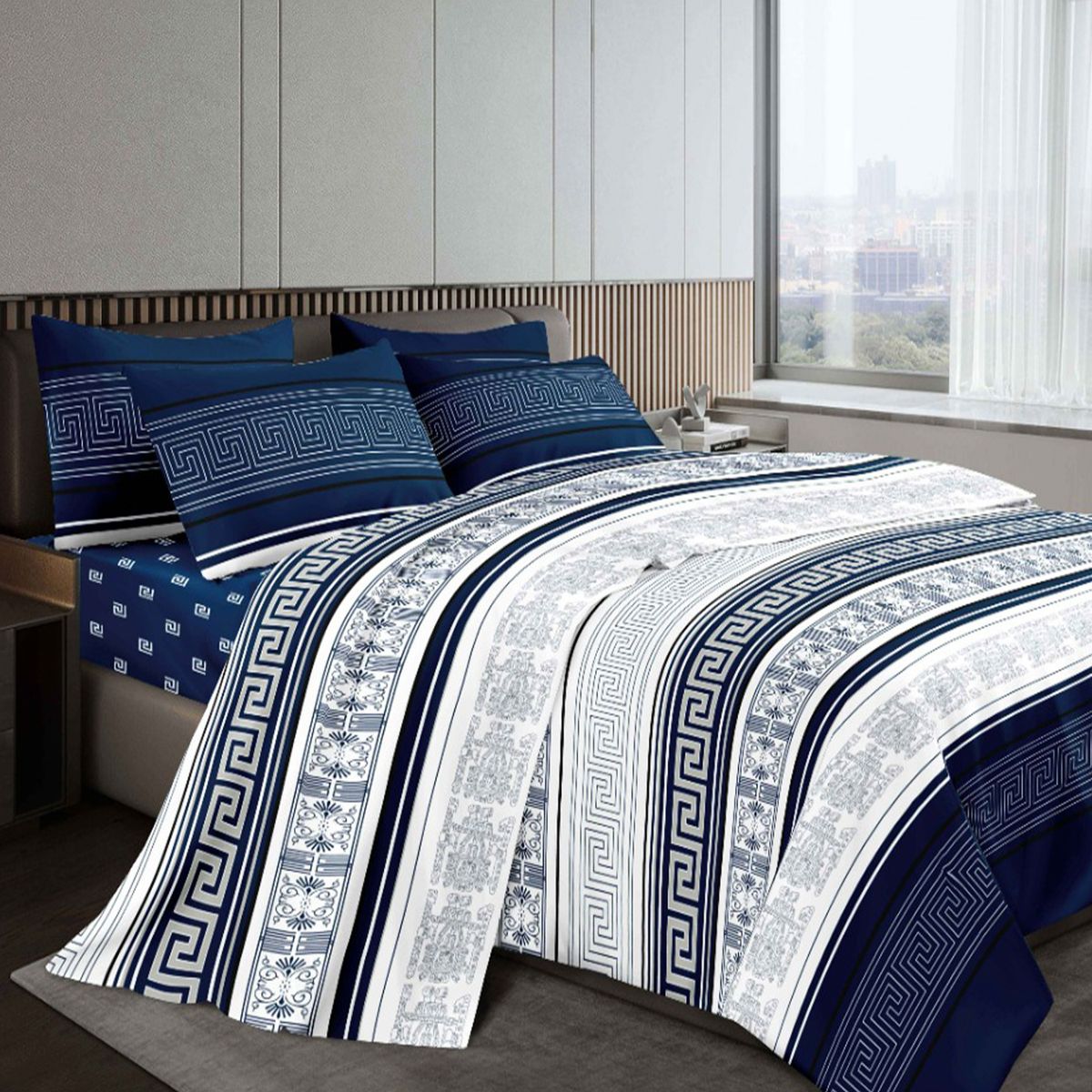 GOLDSUN - Cubrecama 2Plz - 7 Piezas G-3