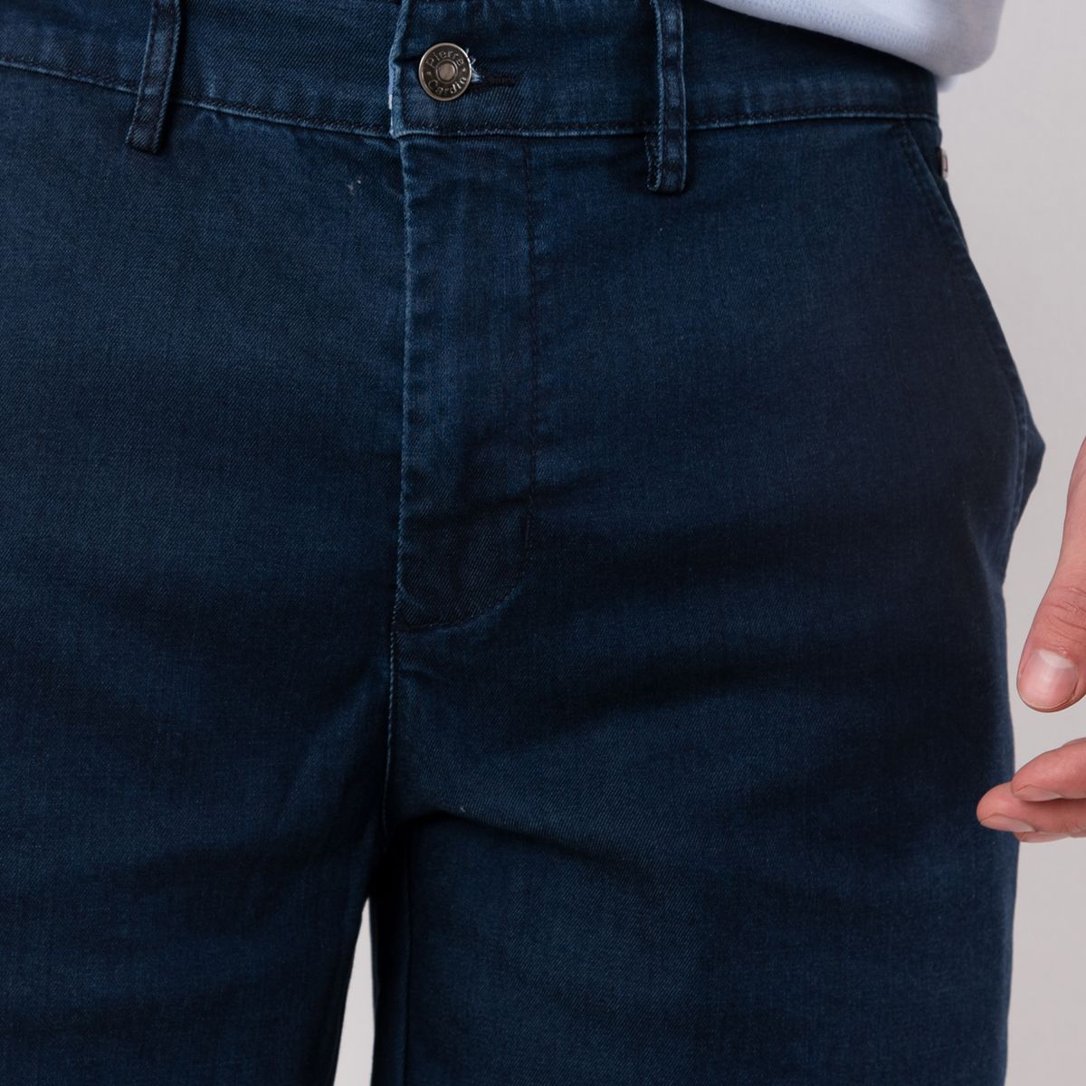 PIERRE CARDIN - BERMUDA DENIM ETQ AZUL SH-6221SHH