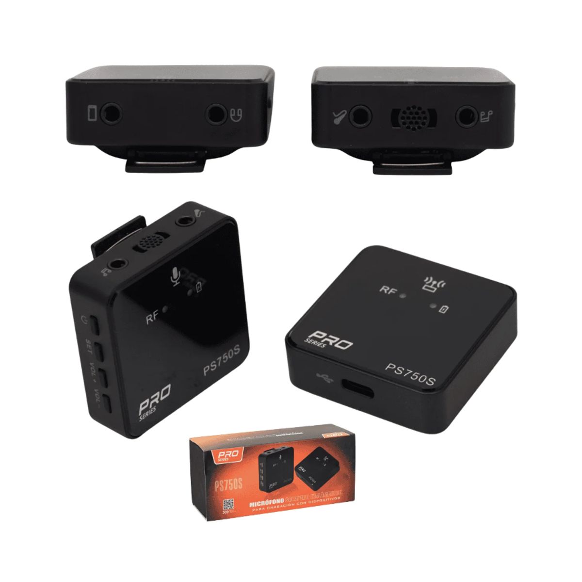 GENERICO - Micrófono Solapero Inalámbrico PS750S PRO SERIES