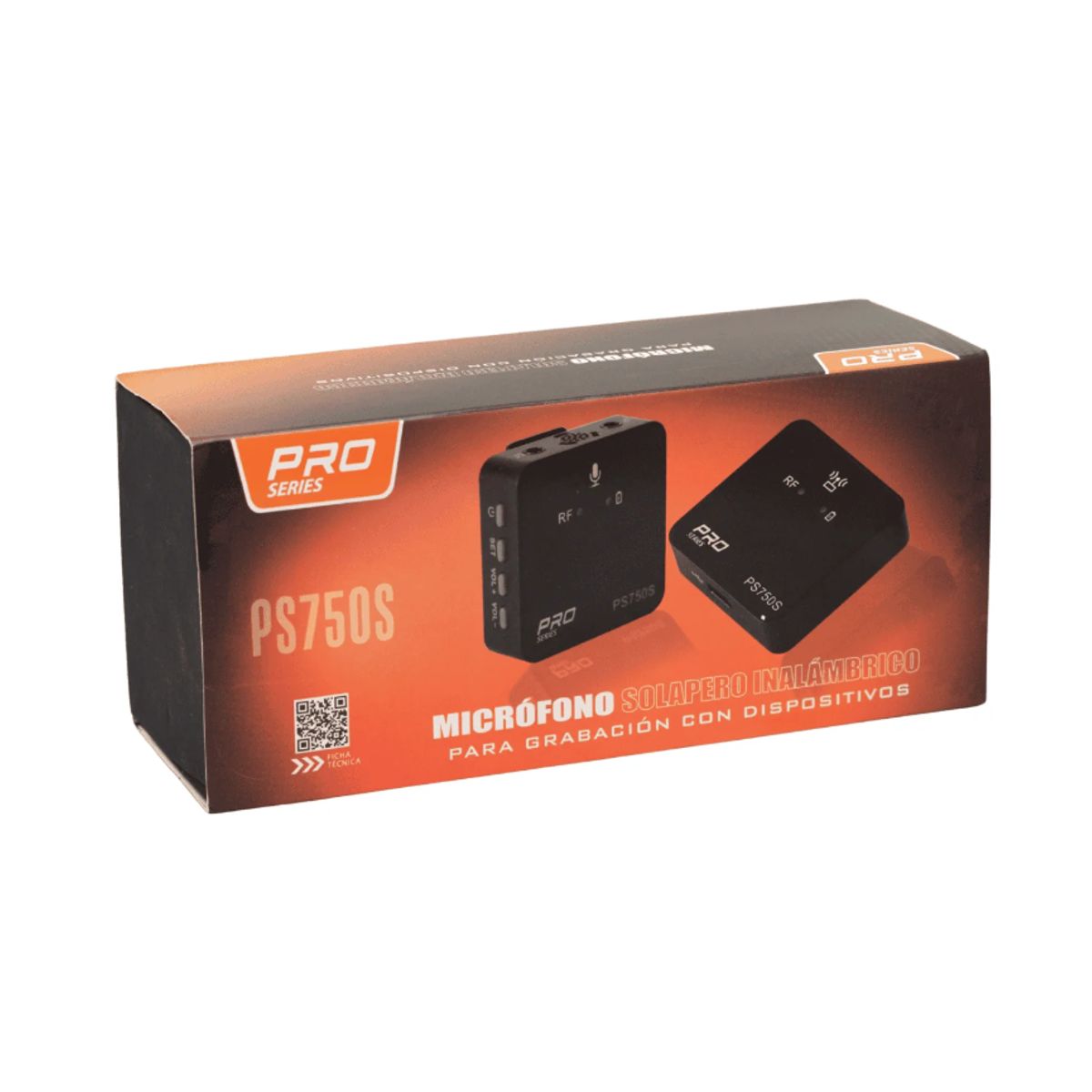 GENERICO - Micrófono Solapero Inalámbrico PS750S PRO SERIES