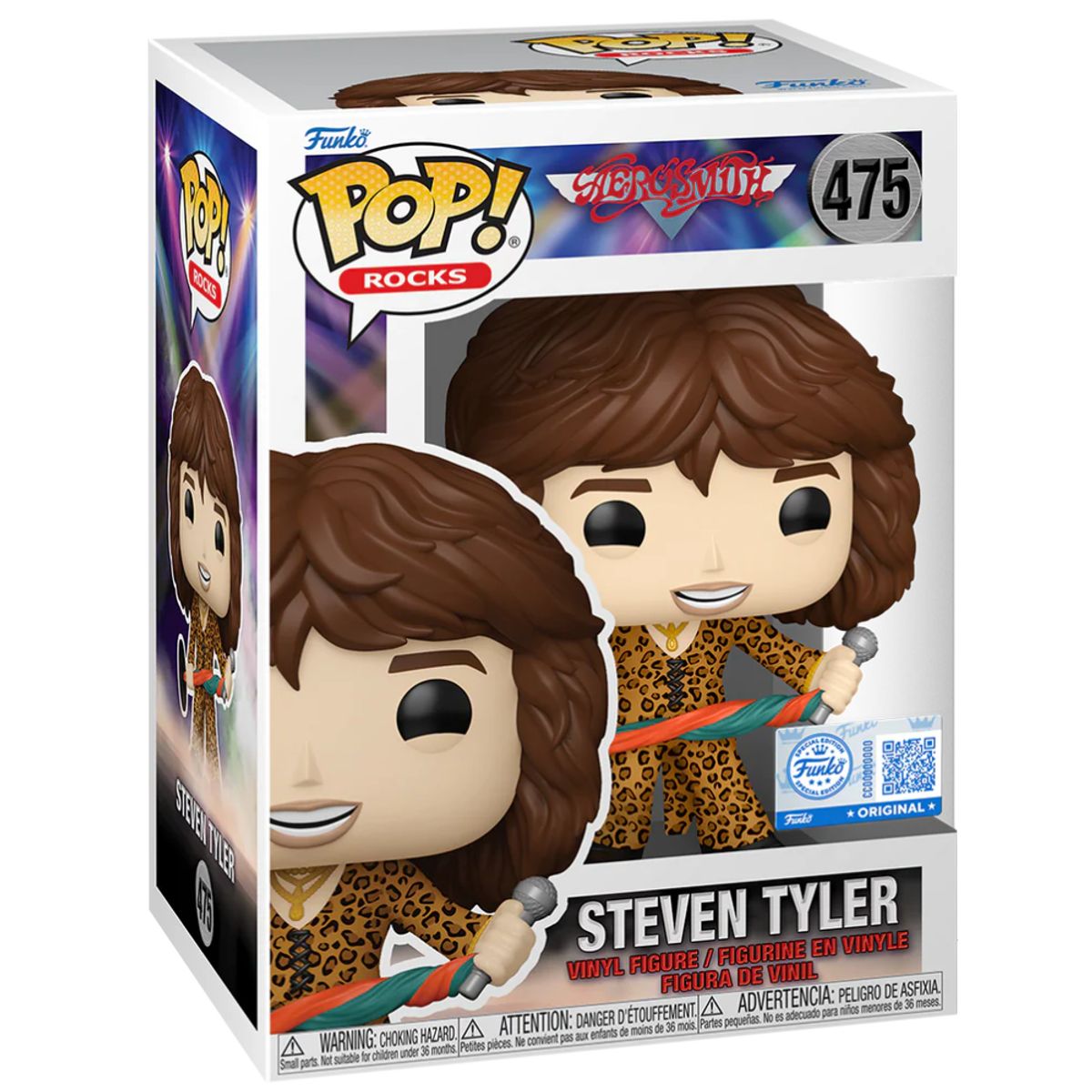 FUNKO - Funko Pop Steven Tyler Leopard Print Aerosmith