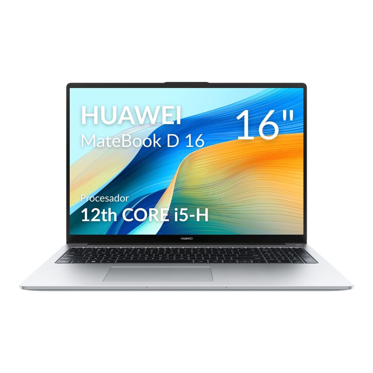 HUAWEI - Laptop HUAWEI MateBook D16 2024 16" i5-12450H 512GB SSD 8GB RAM Plateada