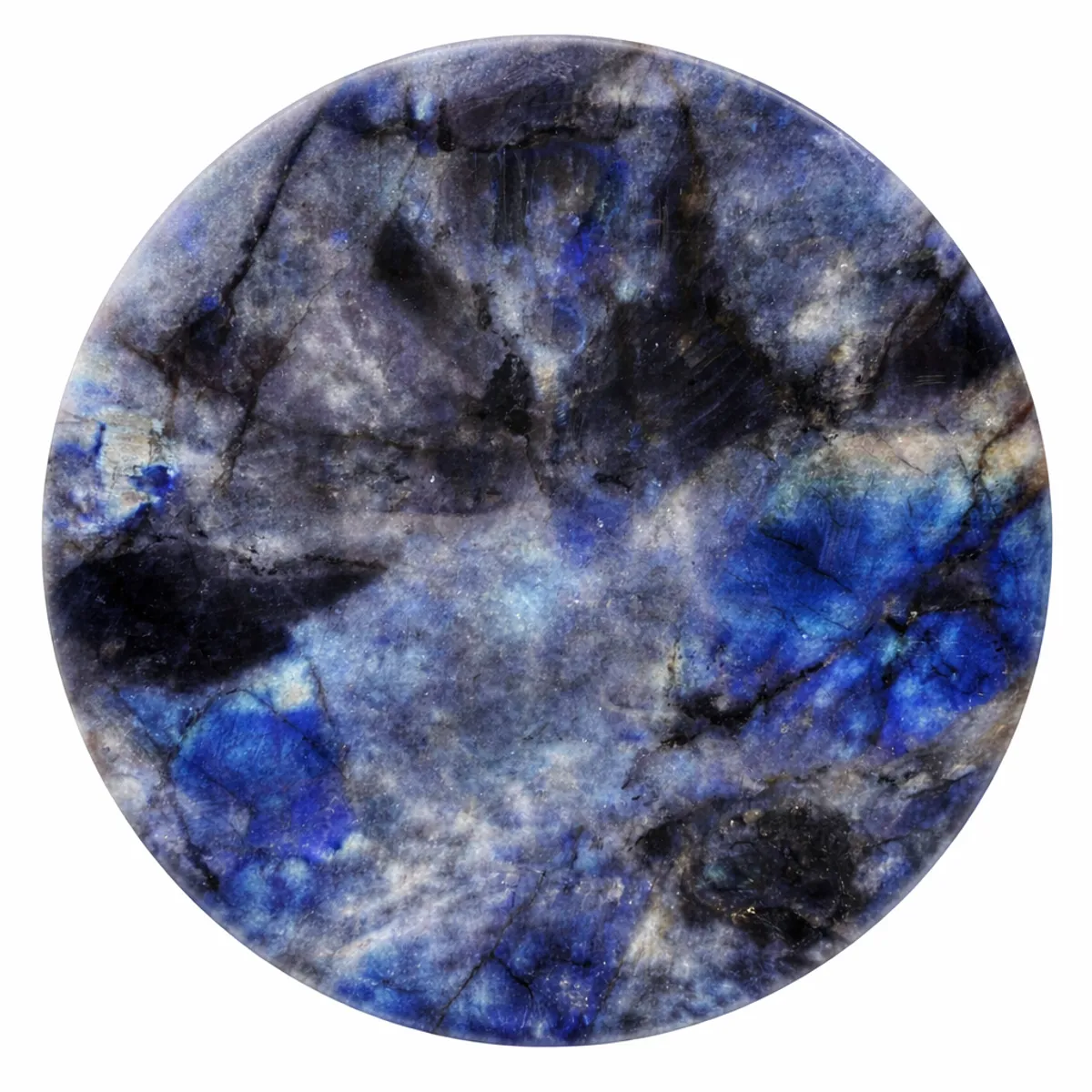 NOEL - Mesa de Comedor Circular de Mármol Zafiro Night 90cm Noel Deco