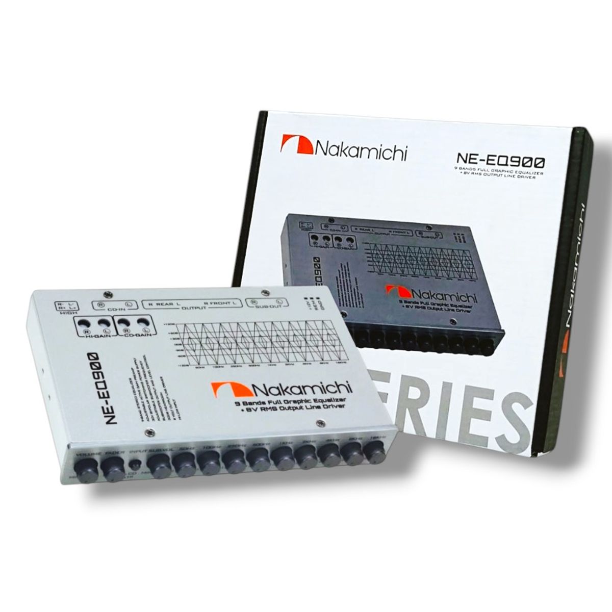 NAKAMICHI - Previo Ecualizador Nakamichi 9 Bandas
