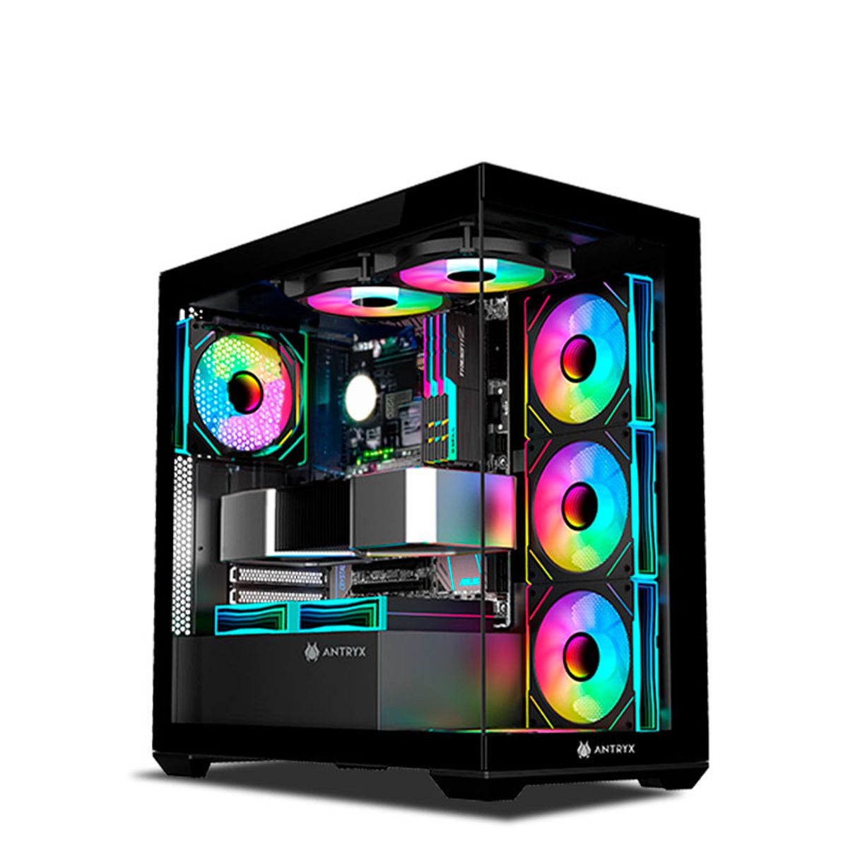 RYZEN - Pc Gamer AMD Ryzen 9 9950X3D 32GB DDR5 1TB 27 RTX5070TI 16GB Mipclista FALKOR COMPUTADORA