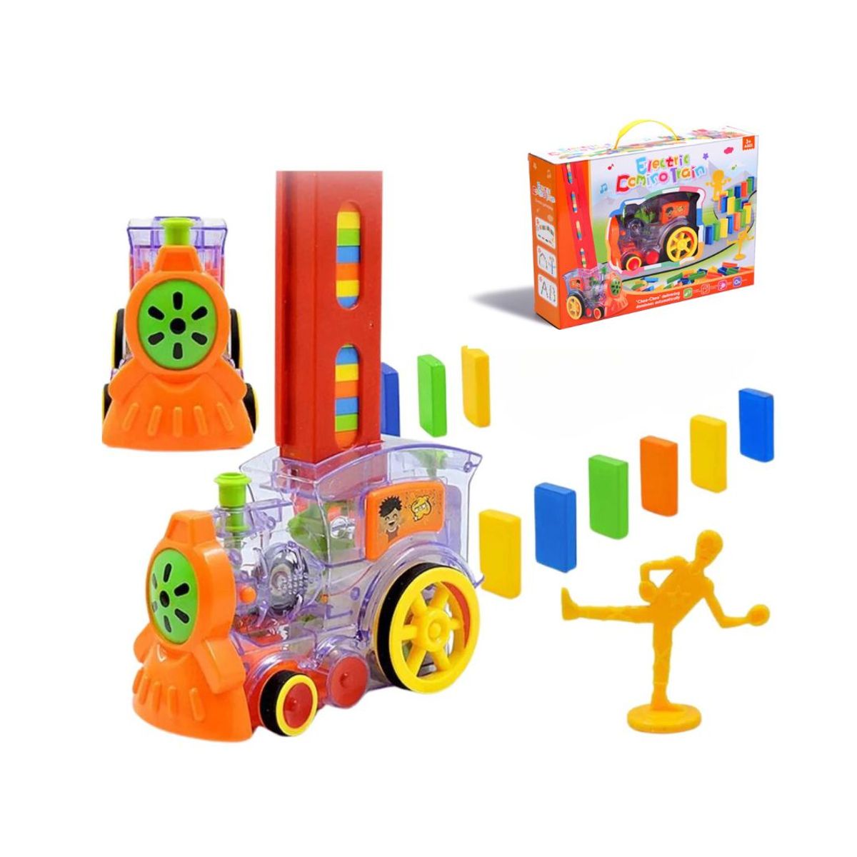 GENERICO - Tren Musical Didáctico de Dominó Automático Infantil