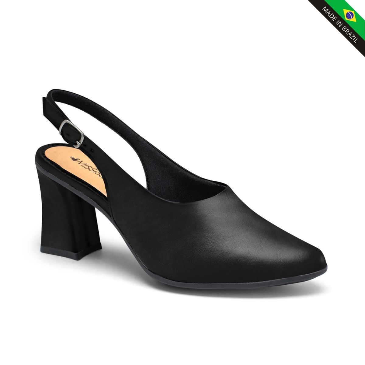 MISSISSIPI - ZAPATO TACO BLOCK MISSISSIPI ME600-ME603-0001 PRETO