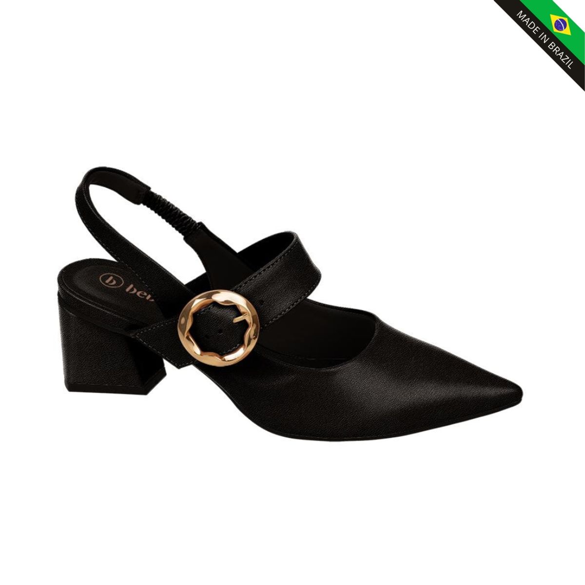 BEBECE - ZAPATO TACO BLOCK BEBECÉ T3838-537-37 PRETO