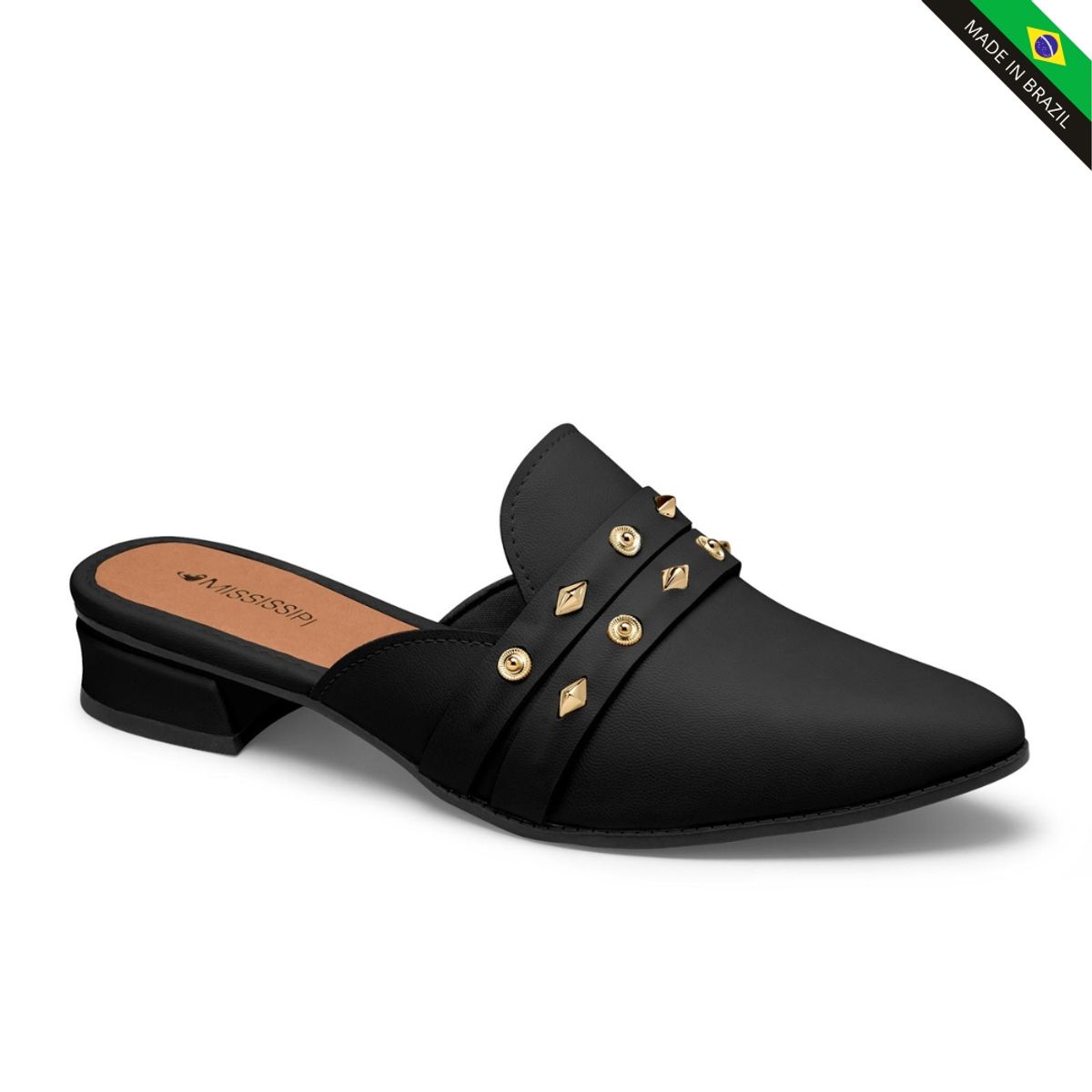 MISSISSIPI - ZAPATO MULE MISSISSIPI MC880-MC881-0007 PRETO