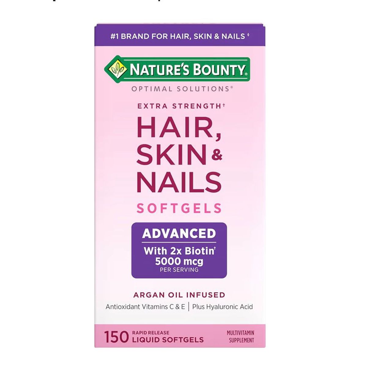 NATURES BOUNTY - Hair, Skin & Nails Advanced - 150 Gomitas