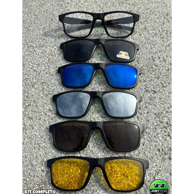 GENERICO - LENTES IMANTADOS 6 EN 1 DEPORTIVO PRO