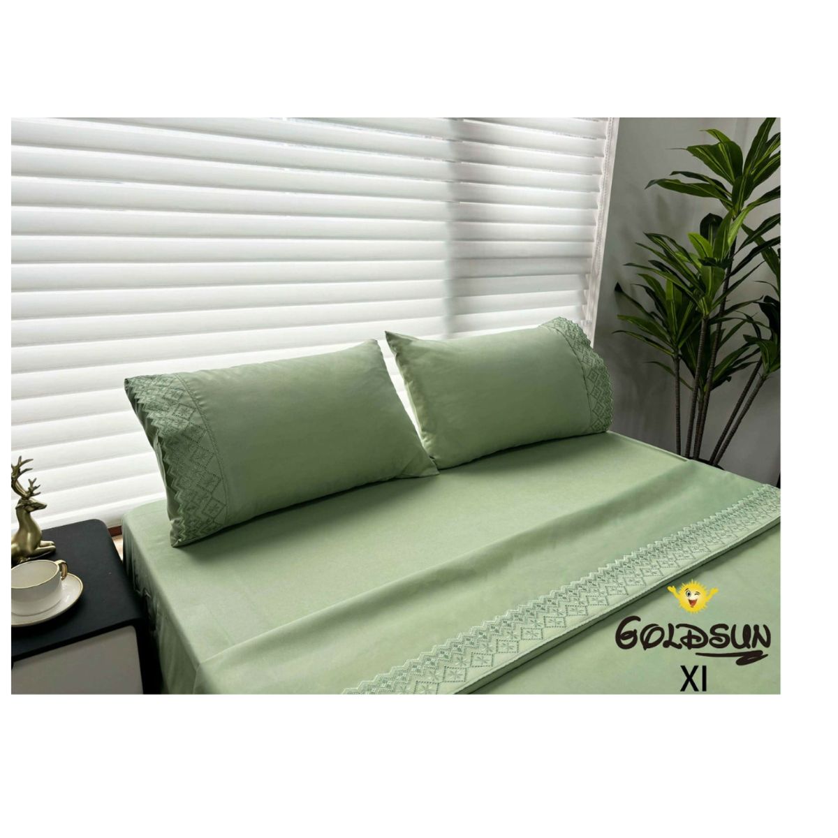 GENERICO - JUEGO DE SÁBANAS GOLDSUN KING