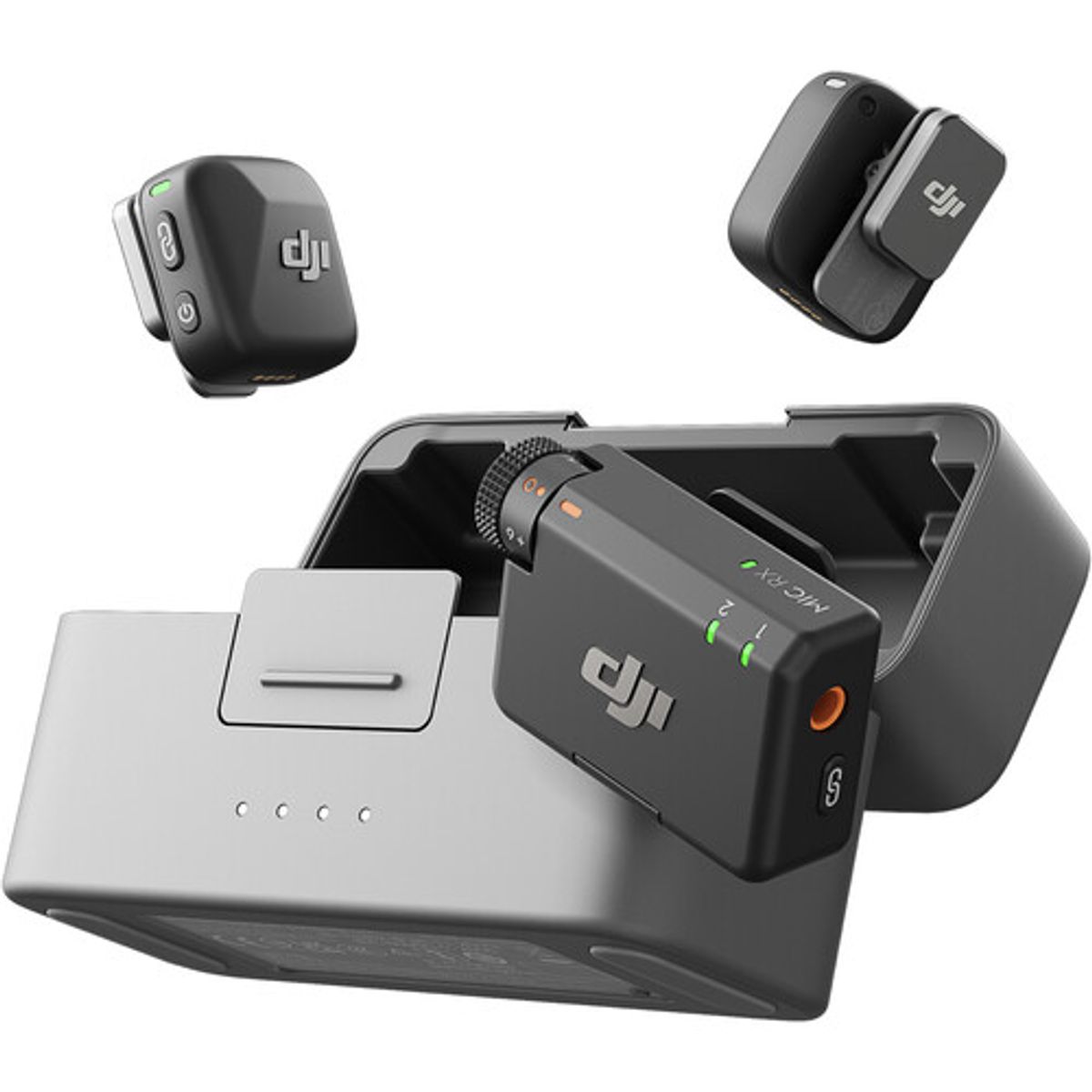 DJI - DJI Mic Mini 2 TX + 1 RX - Negro Microfono inalambrico
