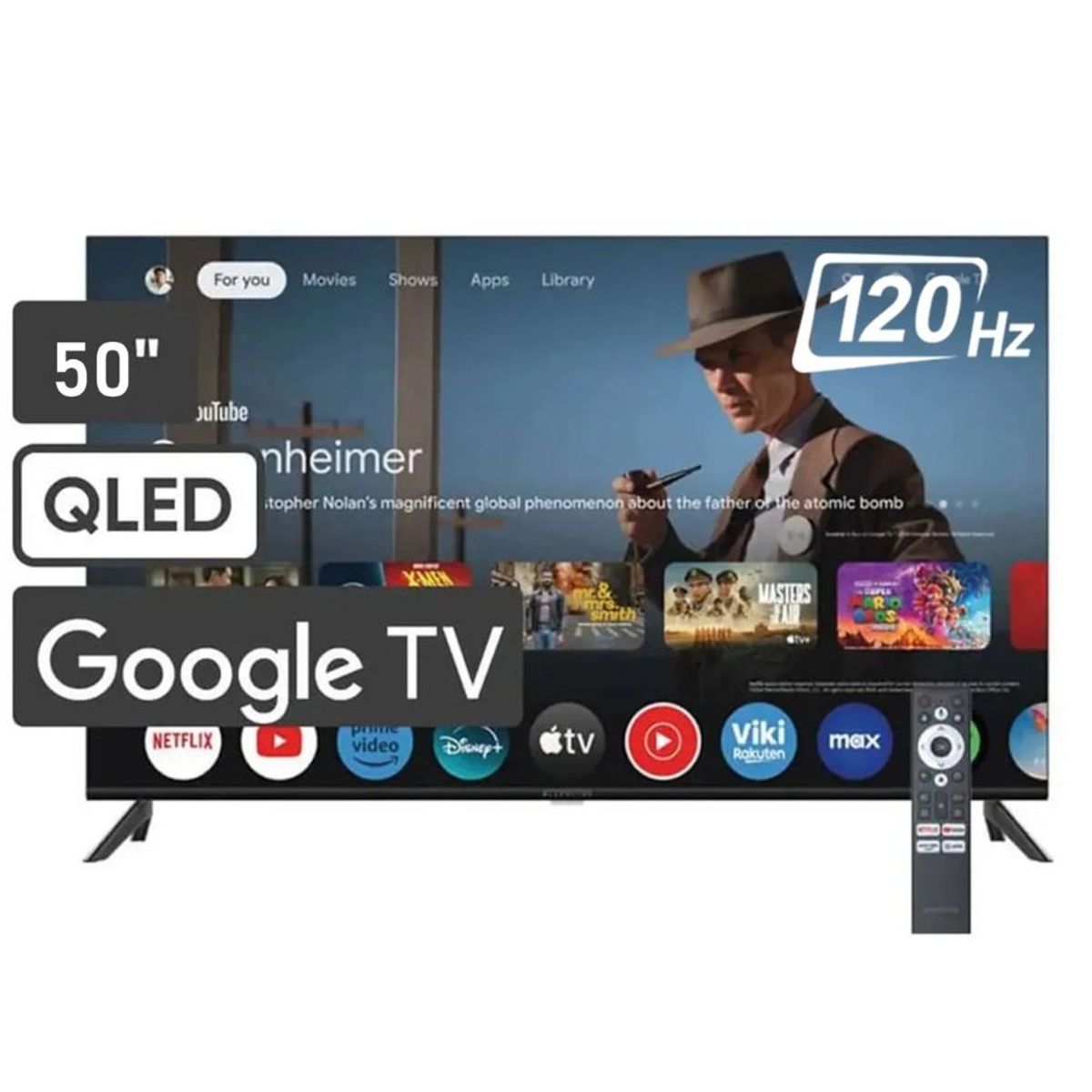 TELEVISOR BLACKLINE QLED 50” UHD 4K Smart TV BL50-T6210QD 120Hz, marca BLACKLINE - Foto Principal