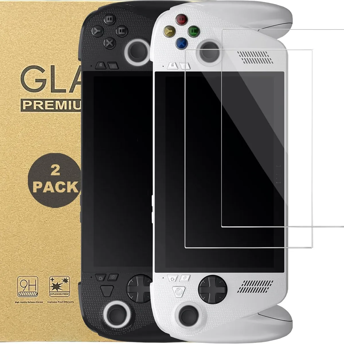 GENERICO - Mica Glass protector de Rog Xbox ally X / rog Xbox ally 2025 – pack de 2 unidades