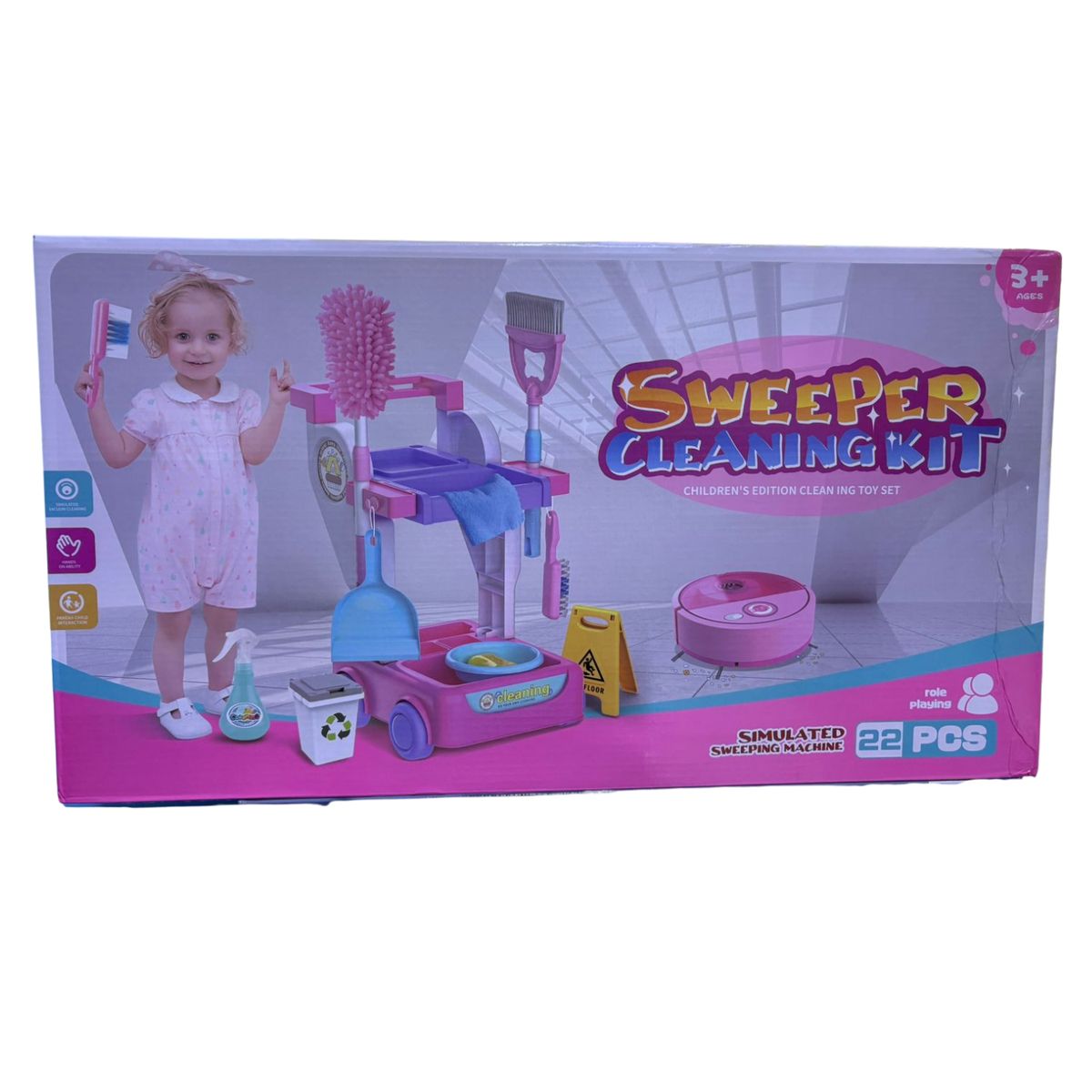 GENERICO - SET DE LIMPIEZA INTERACTIVA PARA NIÑAS