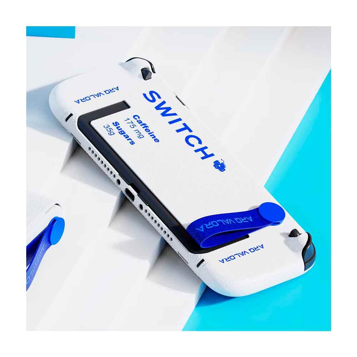 VARIOS - Case para Nintendo Switch 2 Blanco 5 Piezas Rígido con Sujetador, aq