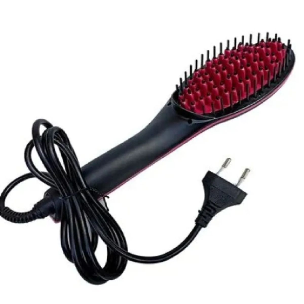 GENERICO - Cepillo Alisador Eléctrico de Cabello con Pantalla LCD Digital - Cerámica