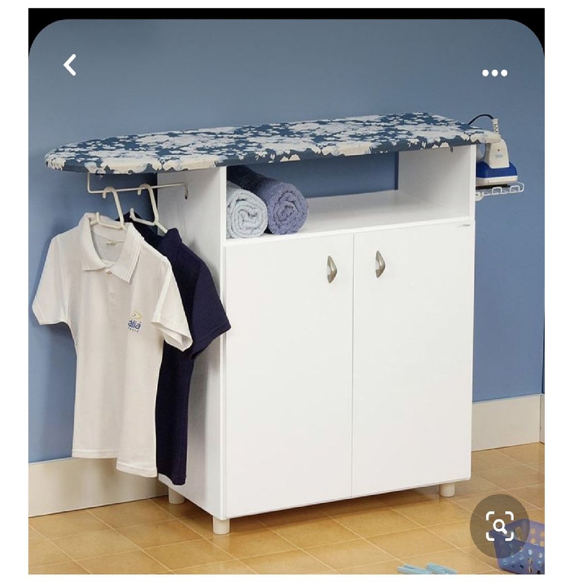 TU MESITA - Mesa de Panchar Lucero color Blanco 2 puertas TU MESITA