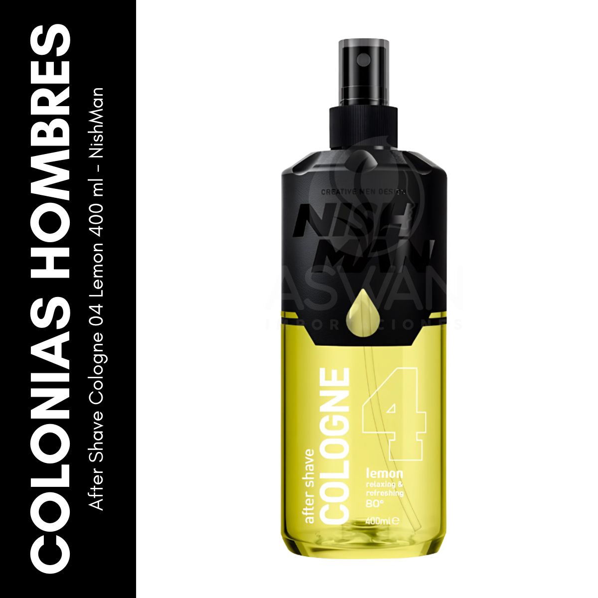 GENERICO - After Shave Cologne 04 Lemon 400 ml - NishMan