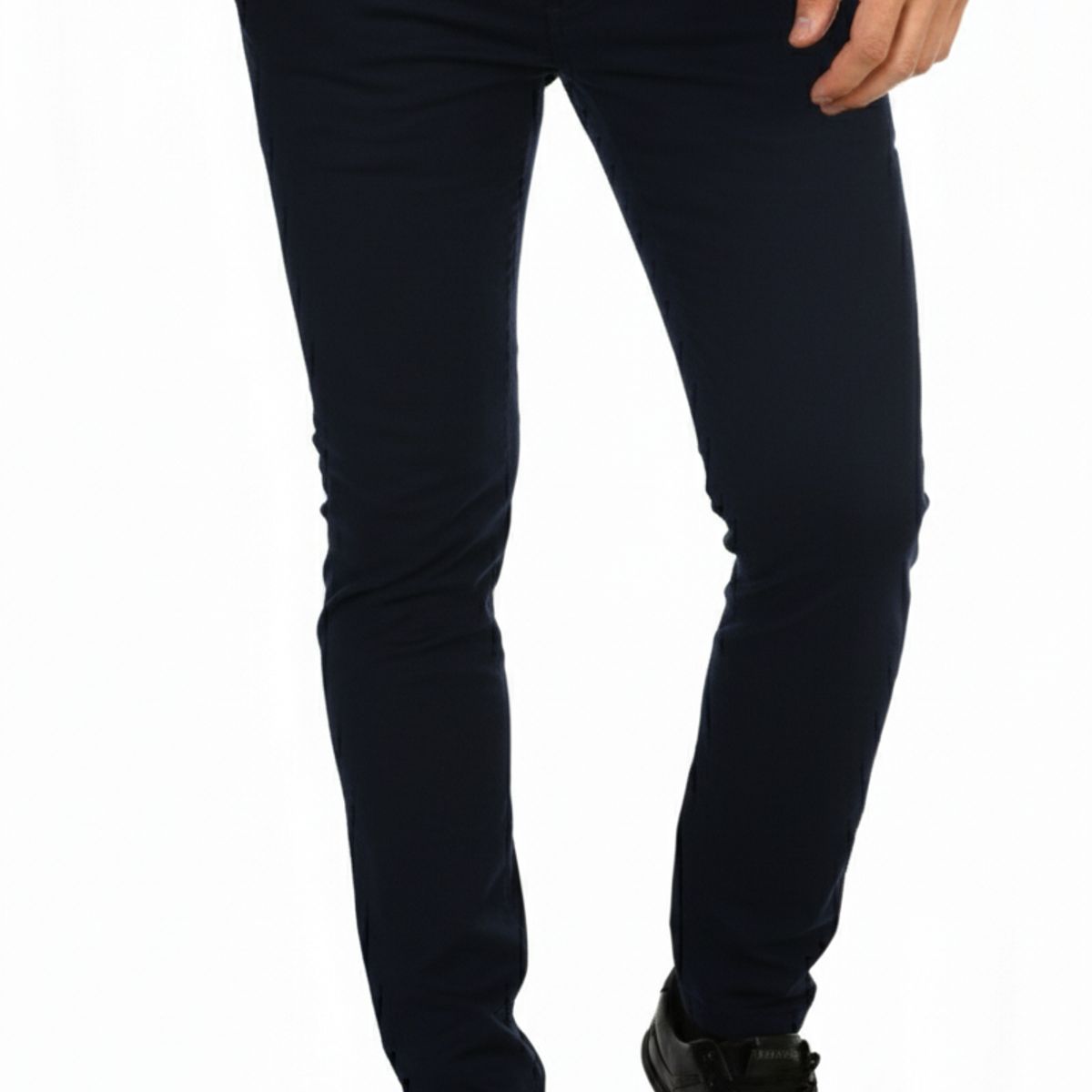 GENERICO - Pantalón Hombre Drill Slim Fit - Azul Marino