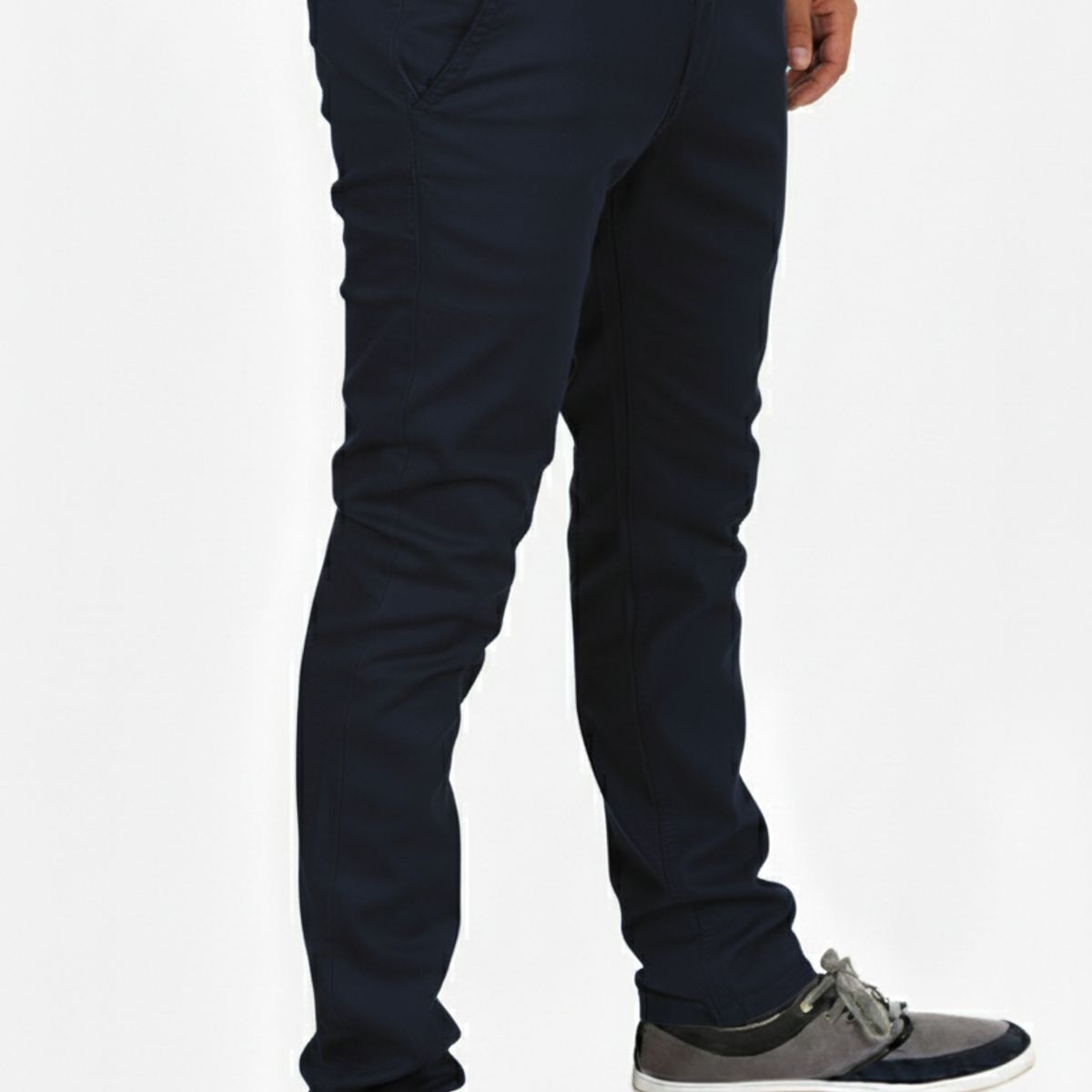 GENERICO - Pantalón Hombre Drill Slim Fit - Azul Marino