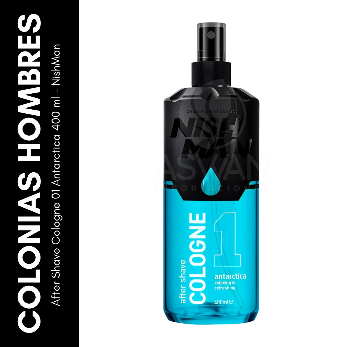 GENERICO - After Shave Cologne 01 Antarctica 400 ml - NishMan